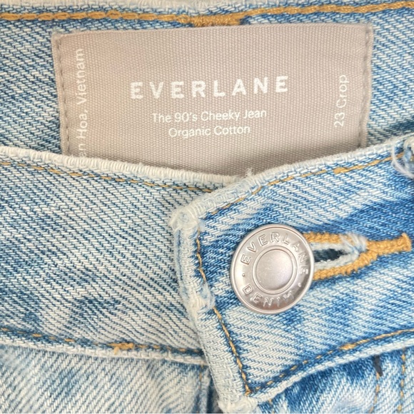 FINAL ClearOut! Everlane The 90s Stonewash Cheeky Jean Organic Cotton, 23 Crop - Picture 4 of 7